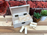 Jenga Game Branded Treasure Chest