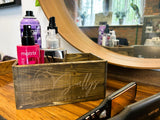 Stained Hairdresser Station Tidy