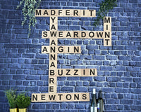 Manchester Slang Scrabble Wall Art
