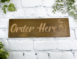Order Here Chunky Sign