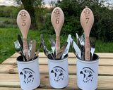 Wooden Spoon Table Numbers