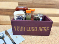 Damson Rectangle Condiment Caddy