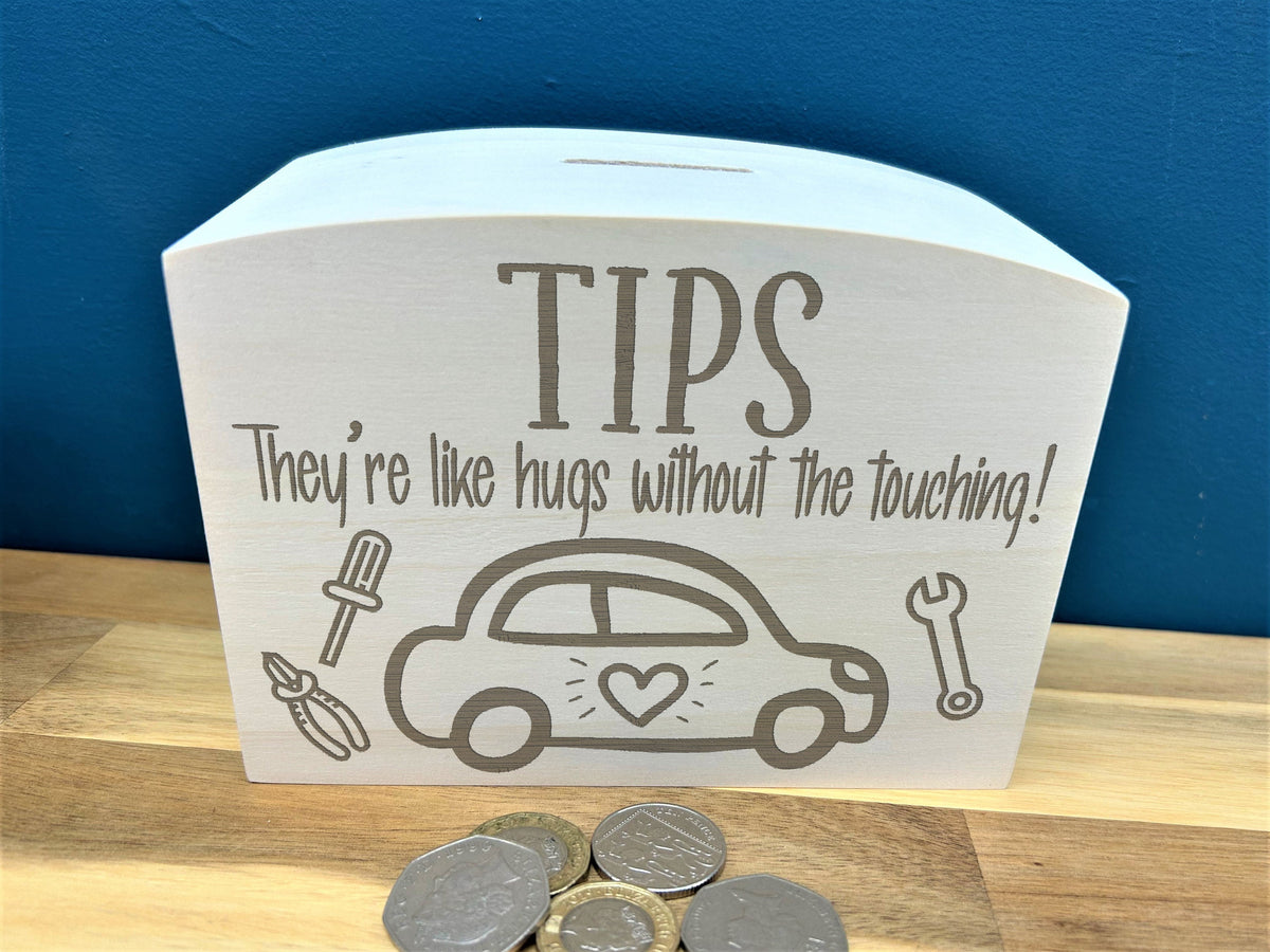 Car Mechanic Wooden Tip Box – Crafty Bar Supplies Ltd