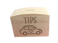 Car Wash Wooden Tip Box