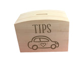 Car Wash Wooden Tip Box