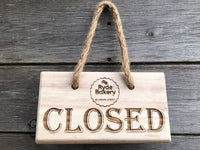 Open Closed Sign for Shop Door