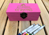 Pink Crayon Boxes