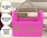 Pink Rope Handle Caddy