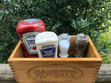 Hand Stained Condiment Caddy
